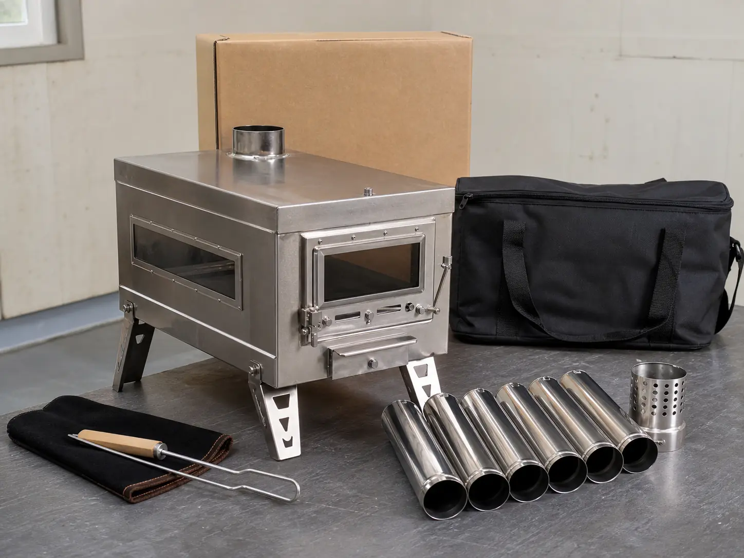 Private-Label Tent Stove, Define the branding, accessory set, instructions, and packaging requirements.