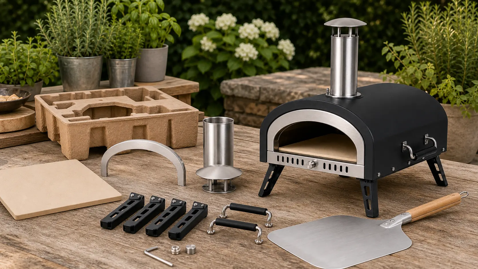 Illustrative detail view of Portable Outdoor Pizza Oven