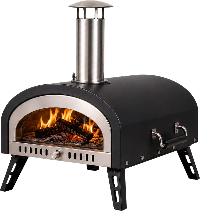 Portable Outdoor Pizza Oven configuration shown