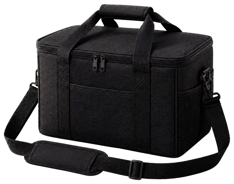 Padded Carry Bag for Compact Camping Stoves configuration shown