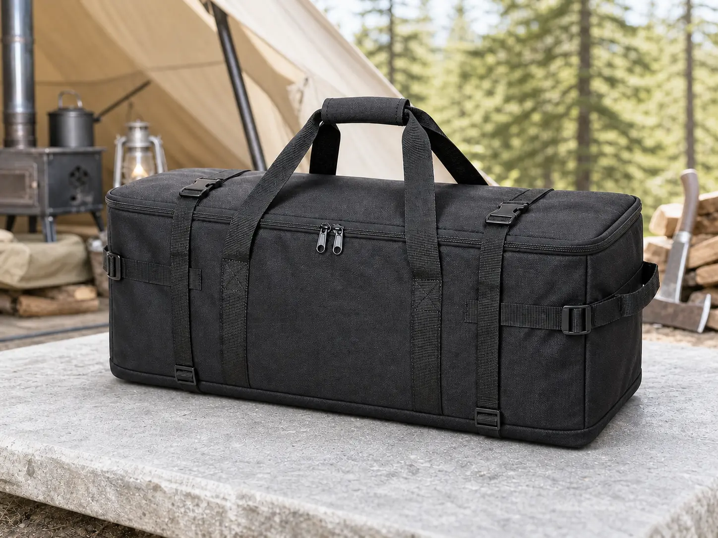 Illustrative product view of Reinforced Storage Bag for Tent Stove Sets